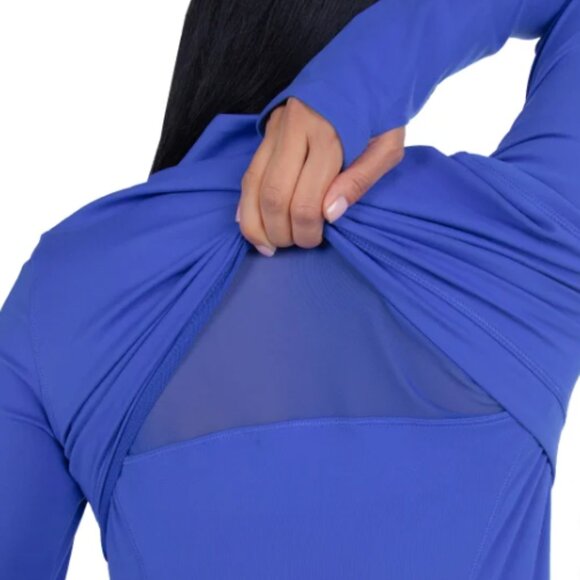 Spyder Women's Yoga Jacket Blue Size 2XL - Picture 3 of 9